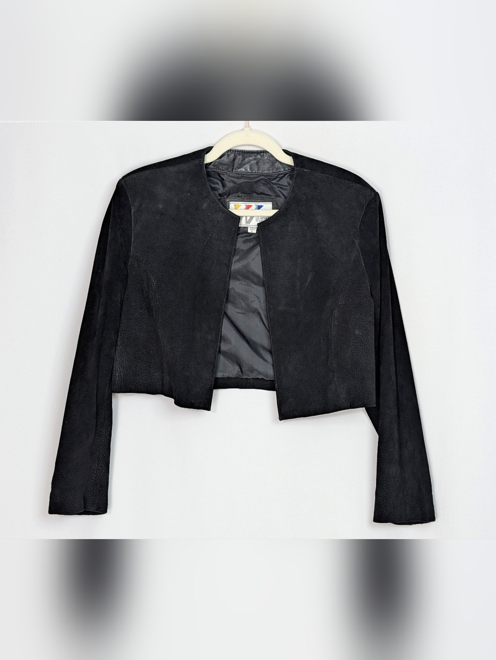 Vintage Wilson Cropped Leather Jacket